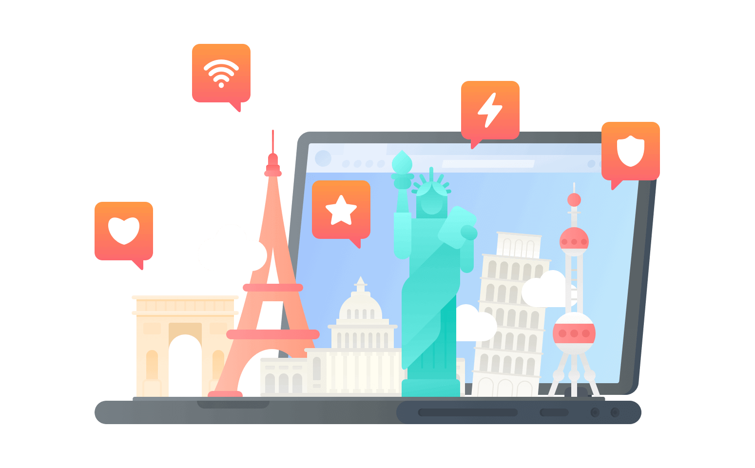 在圣马力诺连接到中国的代理 - 翻回VPN